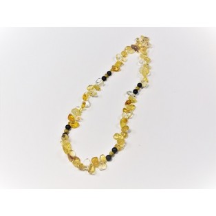 Citrine and Onyx Necklace